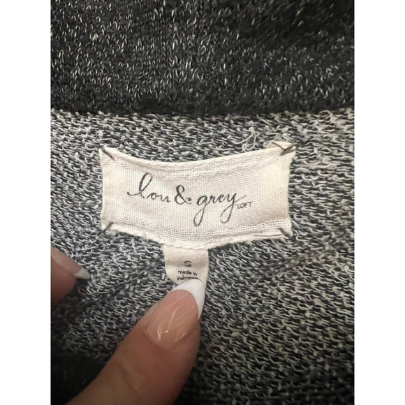 LOU & GREY LOFT Women’s Small Top Long Sleeve Funnel Neck Tunic Shirt S - Picture 9 of 10